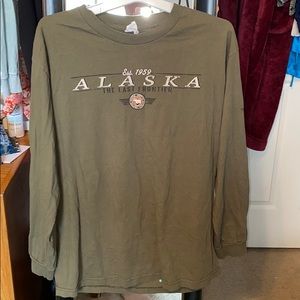 Green long sleeve shirt